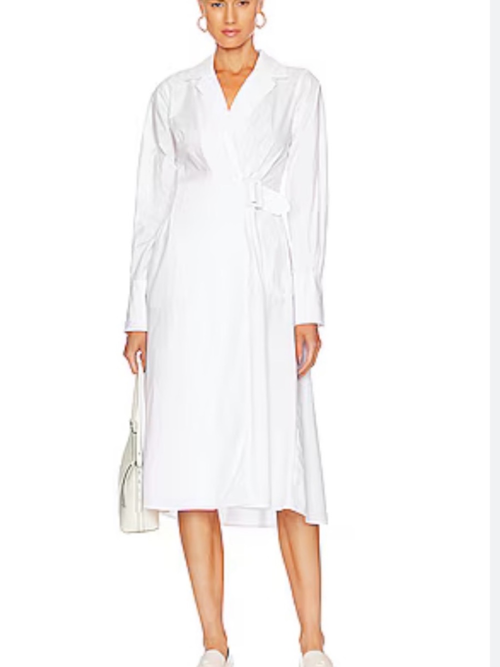 L'Academie Musea Belted Midi Dress